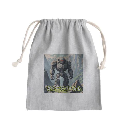 モンスターシリーズ：ストーンゴーレム Mini Drawstring Bag