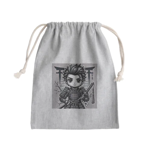 孤高のサムライふうがくん Mini Drawstring Bag