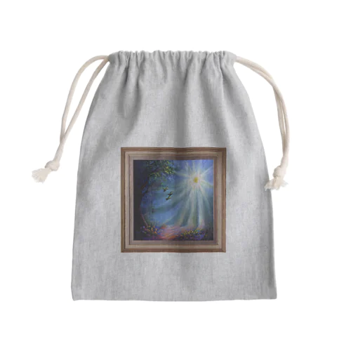 額縁の太陽を見て創作 Mini Drawstring Bag