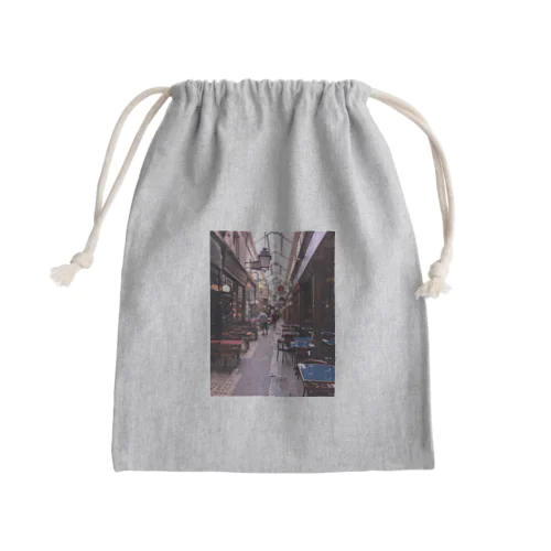 パリのパッサージュ Mini Drawstring Bag