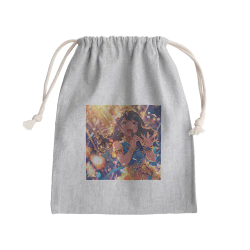 アツい瞬間を切り取り！美少女アイドル Mini Drawstring Bag