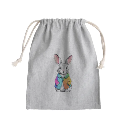 オーバーサイズラービーッド Mini Drawstring Bag