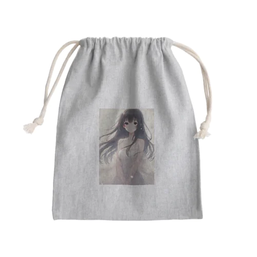 儚い少女 Mini Drawstring Bag