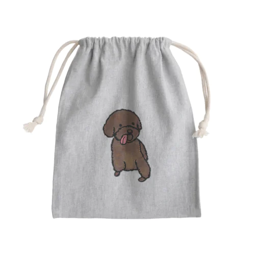 トイプードル Mini Drawstring Bag