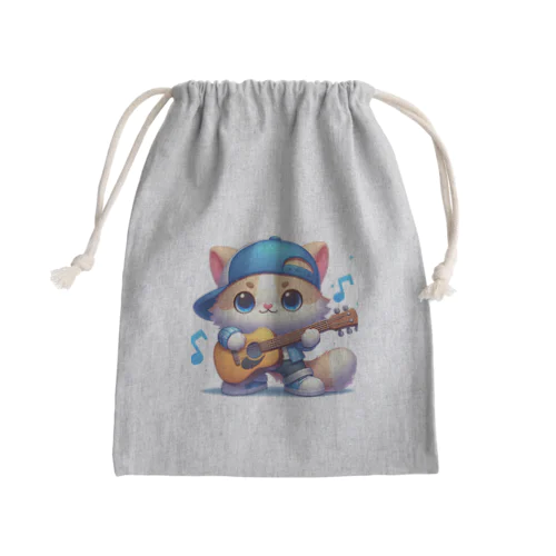 にゃんこ🐱のリズムにノッテ🎵 Mini Drawstring Bag