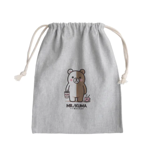 MR.KUMAのグッズです Mini Drawstring Bag