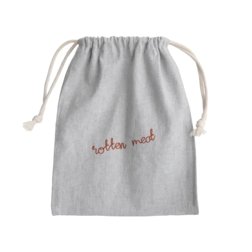 rotten meat Mini Drawstring Bag