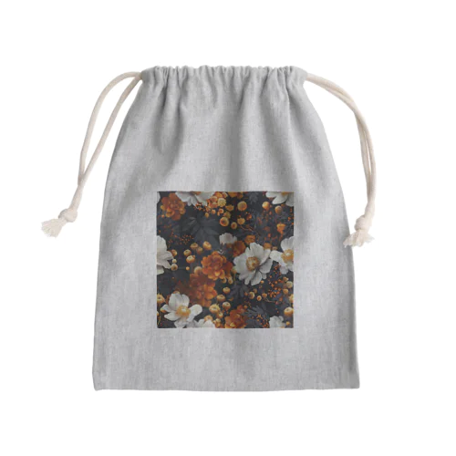 綺麗な白と黄色い花 Mini Drawstring Bag