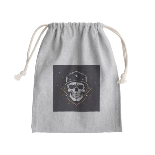 ドクロアート Mini Drawstring Bag