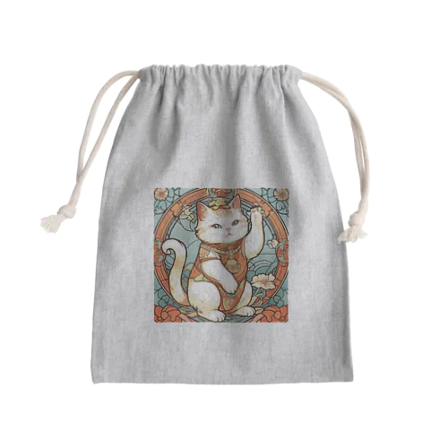 集客用子招き猫 Mini Drawstring Bag