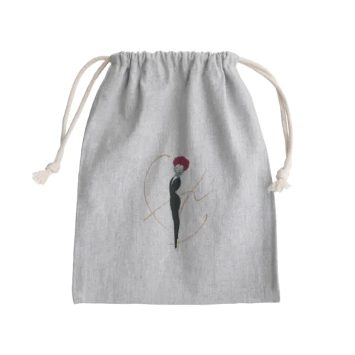 鶏頭_CLR Mini Drawstring Bag