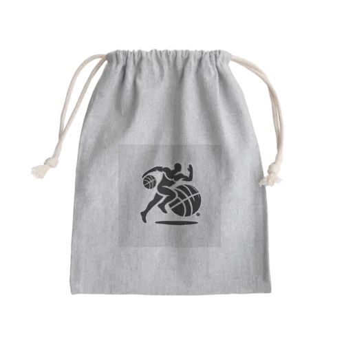 バスケットマン Mini Drawstring Bag