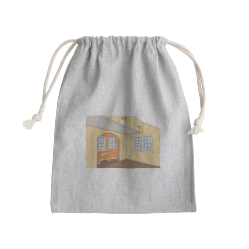 手書きイラスト　マイルーム Mini Drawstring Bag