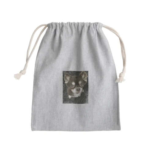 イケメンチワワ Mini Drawstring Bag