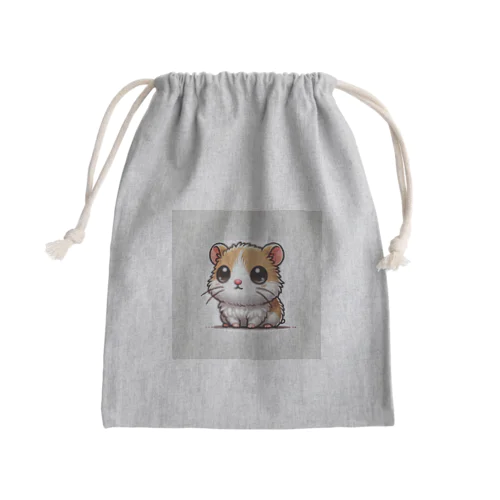 赤ちゃんハム Mini Drawstring Bag