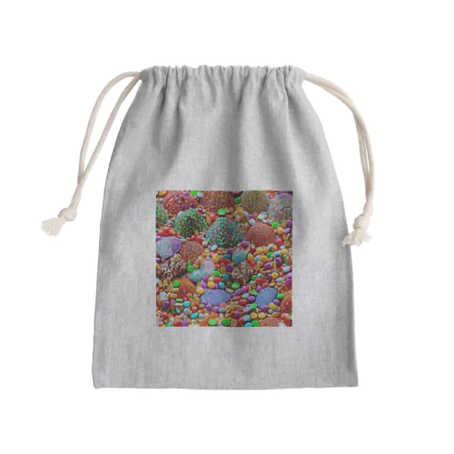 誘惑に負けるな(お菓子の山) Mini Drawstring Bag