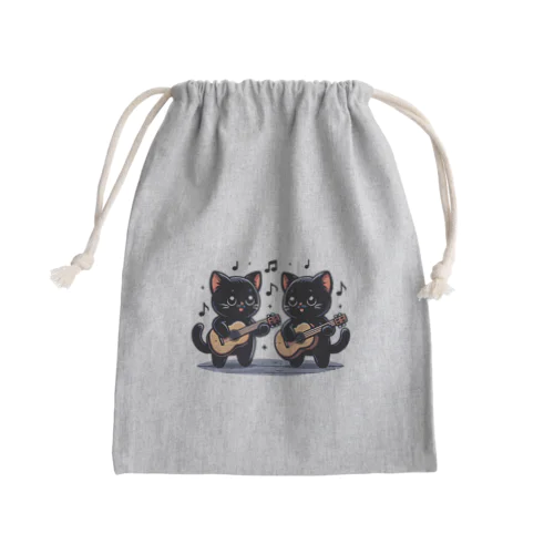 ねこコーラス 11 Mini Drawstring Bag