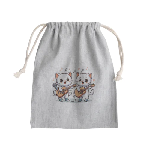 ねこコーラス 12 Mini Drawstring Bag