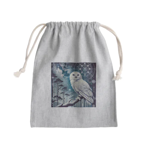 フクロウシリーズ２ Mini Drawstring Bag