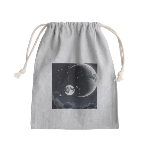 星とシャボン玉 Mini Drawstring Bag