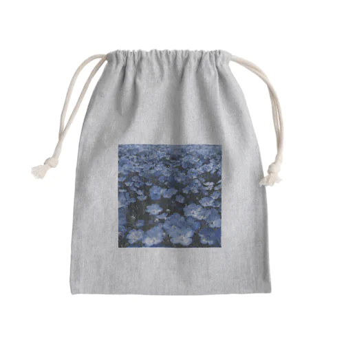 水色の小さな花　ネモフィラ Mini Drawstring Bag