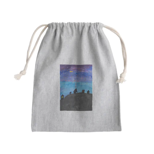 星空の夜 Mini Drawstring Bag