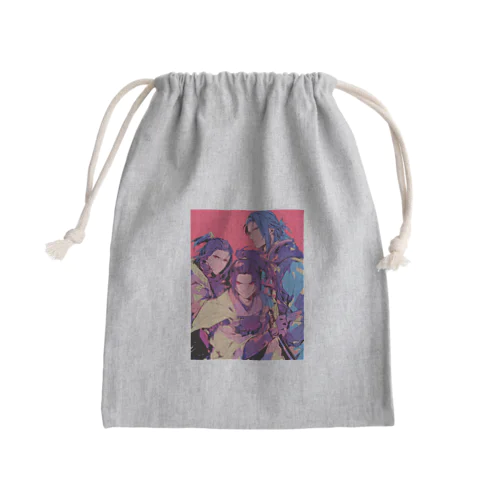 3人の戦国武将3019 Mini Drawstring Bag