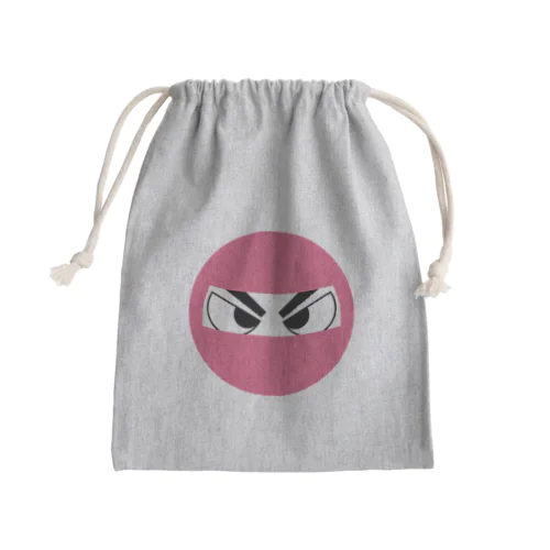 【忍び】桃忍者 Mini Drawstring Bag