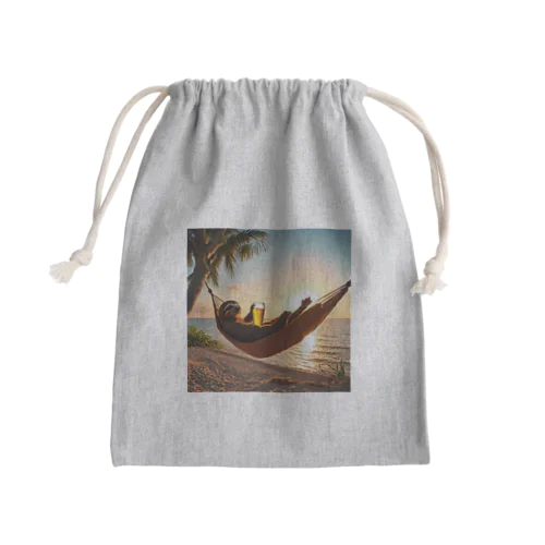 ナマケモノのCHILL Mini Drawstring Bag