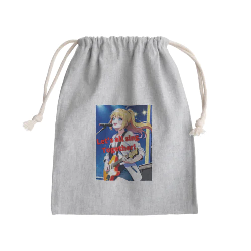 みんな一緒に歌おう！ Mini Drawstring Bag