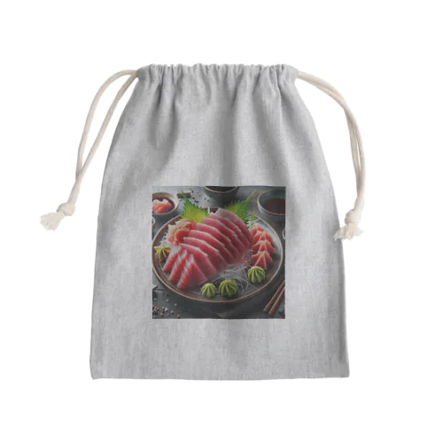 マグロ Mini Drawstring Bag