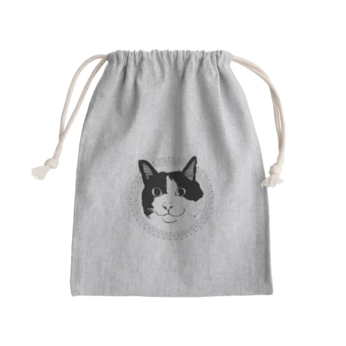 飼い猫のコロン Mini Drawstring Bag