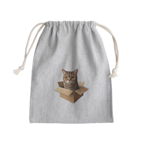 小梅ちゃん　箱猫 Mini Drawstring Bag