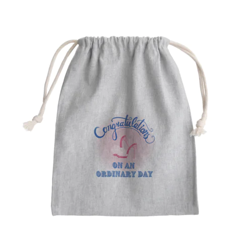 Congratulations！ Mini Drawstring Bag