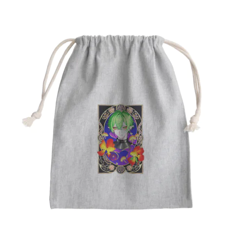 ミステリアスな悪魔 Mini Drawstring Bag