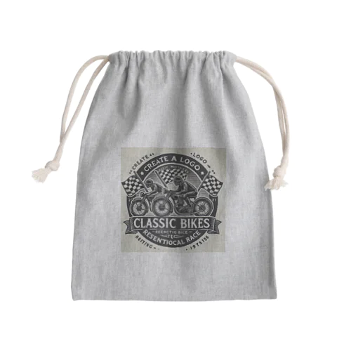  クラシックバイクの歴史的レース再現イベント Mini Drawstring Bag