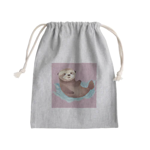 ラッコちゃん Mini Drawstring Bag