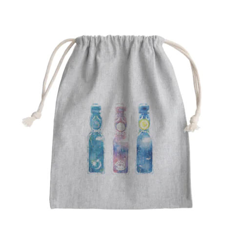 ラムネソーダたち Mini Drawstring Bag