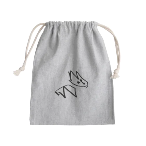 いぬ？ Mini Drawstring Bag