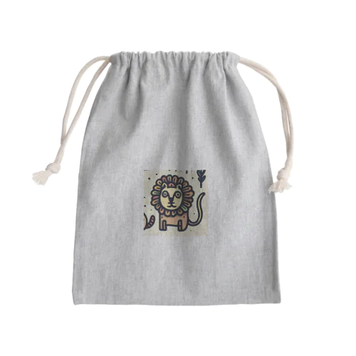 ライオン Mini Drawstring Bag