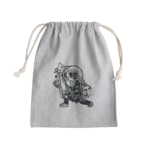 みさ吉 Mini Drawstring Bag