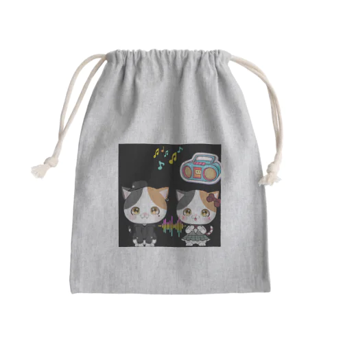 みさ吉 Mini Drawstring Bag