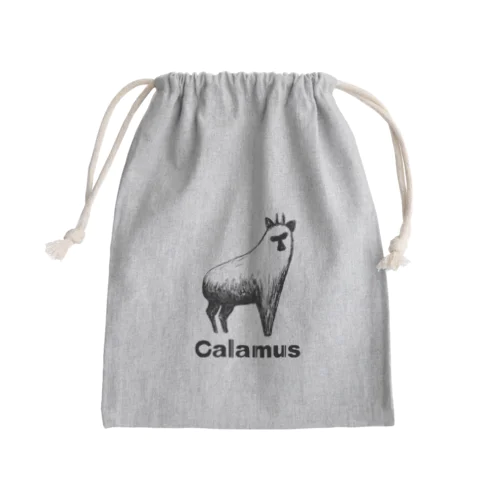 ど迫力のカモシカ！by Calamus Mini Drawstring Bag