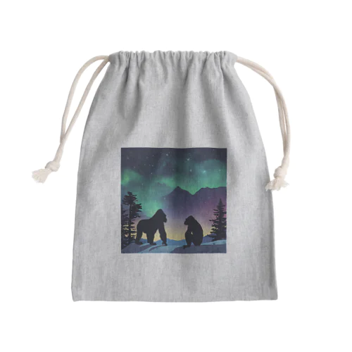 宵のゴリラ Mini Drawstring Bag