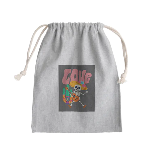 スケルトンパーティー Mini Drawstring Bag