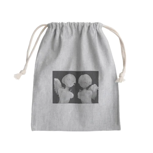 欠陥天使 Mini Drawstring Bag