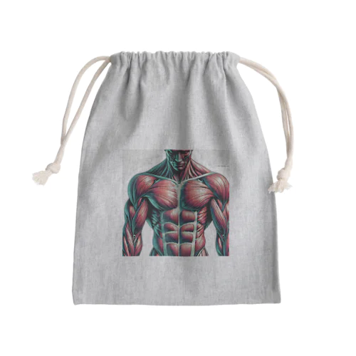 筋肉・パワー Mini Drawstring Bag