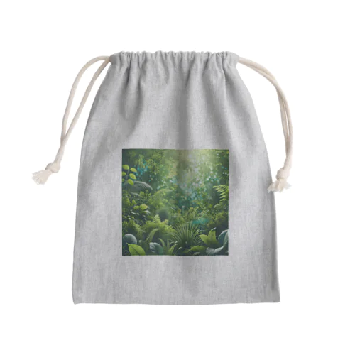 自然／緑が好きな人 集まれ Mini Drawstring Bag