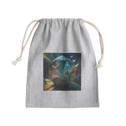 幻想世界_水晶 Mini Drawstring Bag