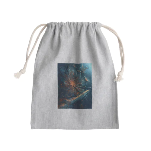 海のピアノ Mini Drawstring Bag